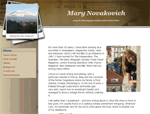 Tablet Screenshot of marynovakovich.com